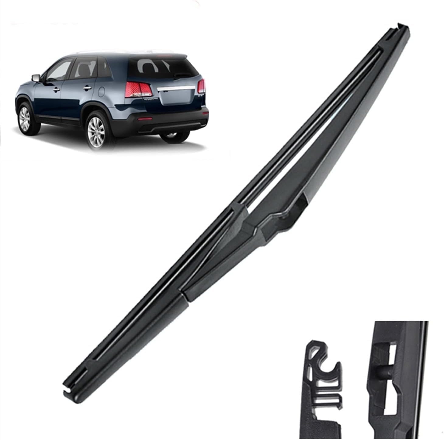 Auto Spazzola Tergicristallo Posteriore,per Kia Sorento 2 2010-2014,Idrorepellente Set Lama Braccio Braccio Spazzola Tergilunotto Posteriore