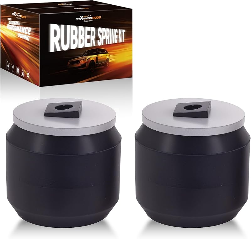 Kit de molas auxiliares de borracha para suspensão dianteira maXpeedingrods Chevrolet Silverado e GMC Sierra – Referência ZX97TY