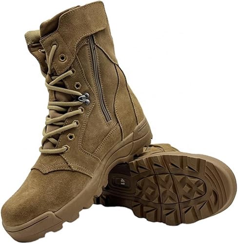 Miniatura 5 de Botas tácticas militares para hombre, ligeras, duraderas, antideslizantes, botas de trabajo, botas de desierto