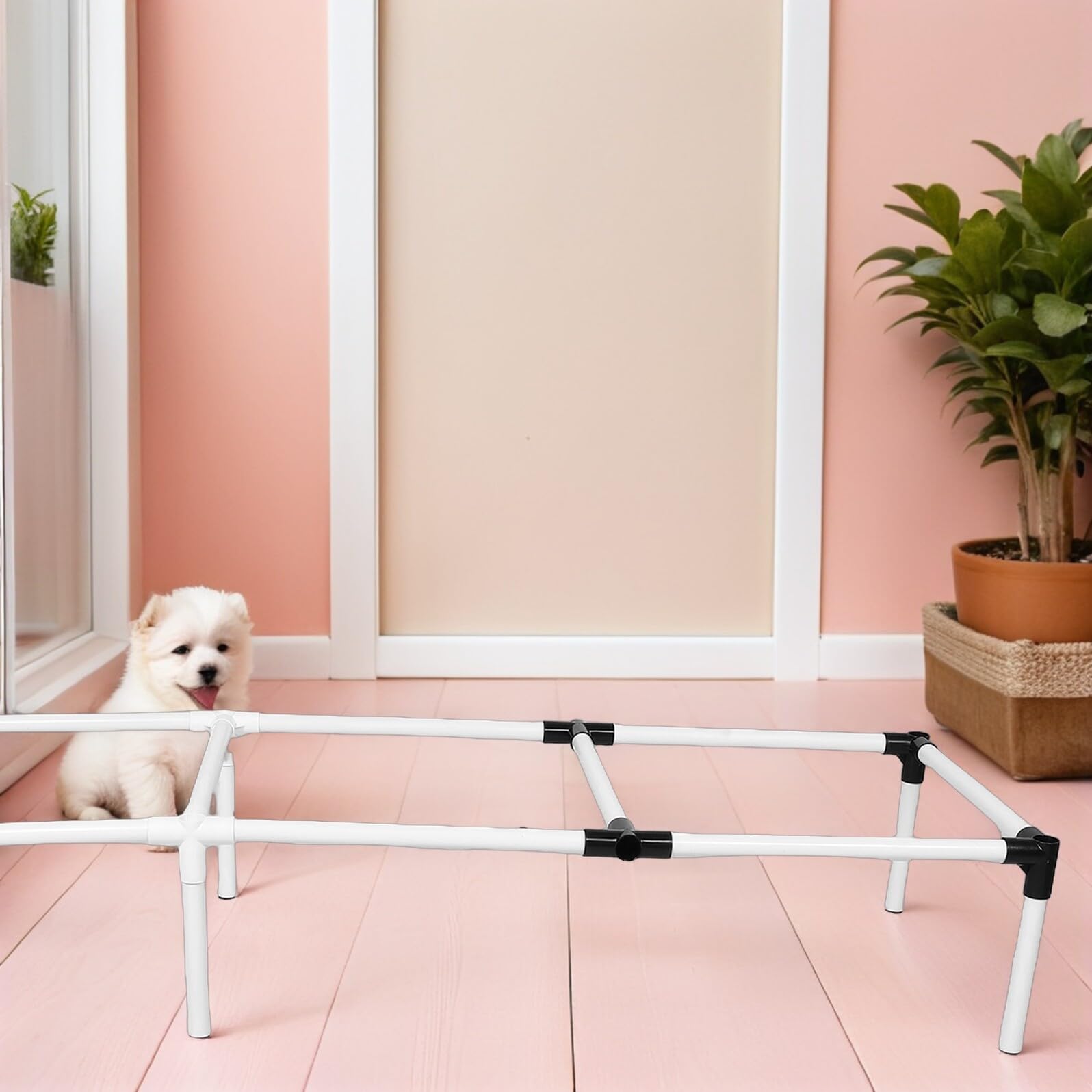 Alasum Hunde Agility Trainingsleiter für Welpen, 3, 35m X 40cm X 20 cm