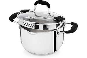 Rorence Pasta Pot with Strainer Lid