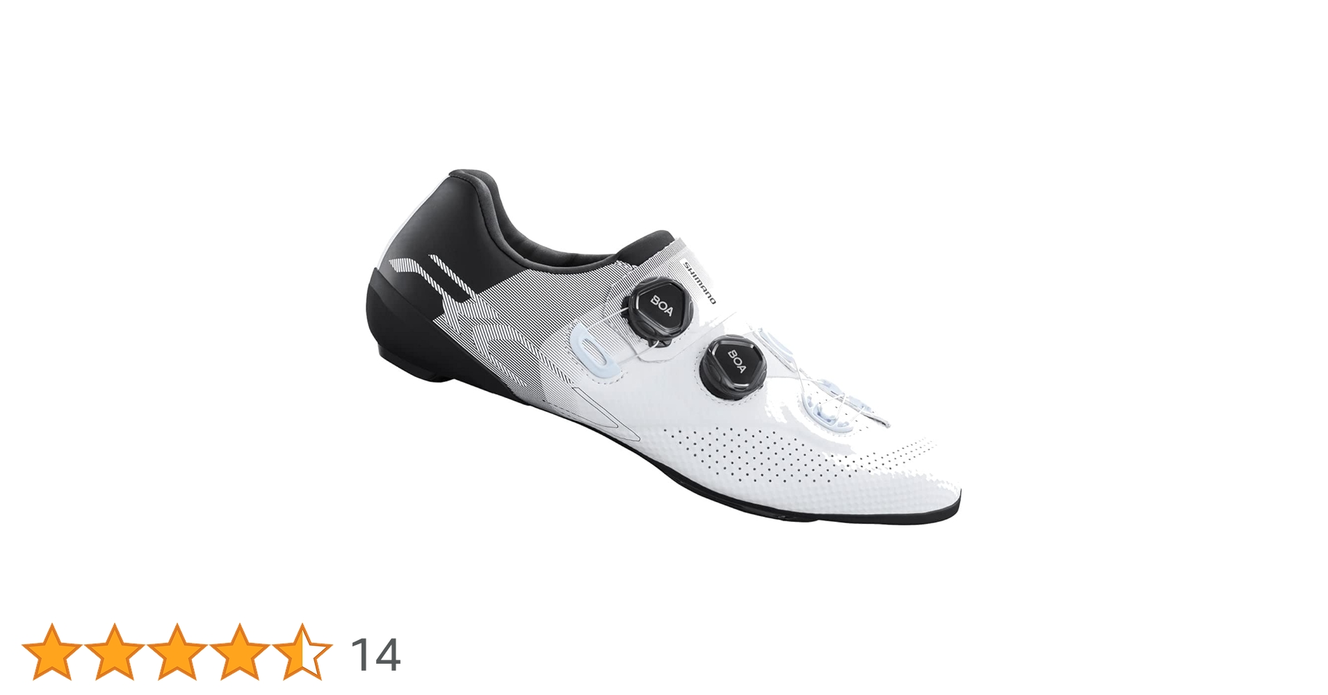 SHIMANO Unisex Brc702w43e RC7 RC702 Shoes White Size 43 Wide