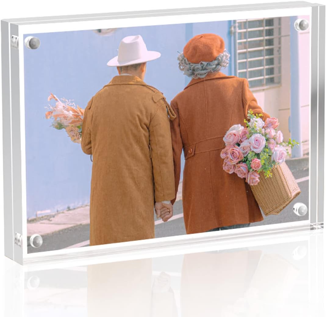 Sezanrpt Acrylic Photo Frames 3.5x5 Double Side