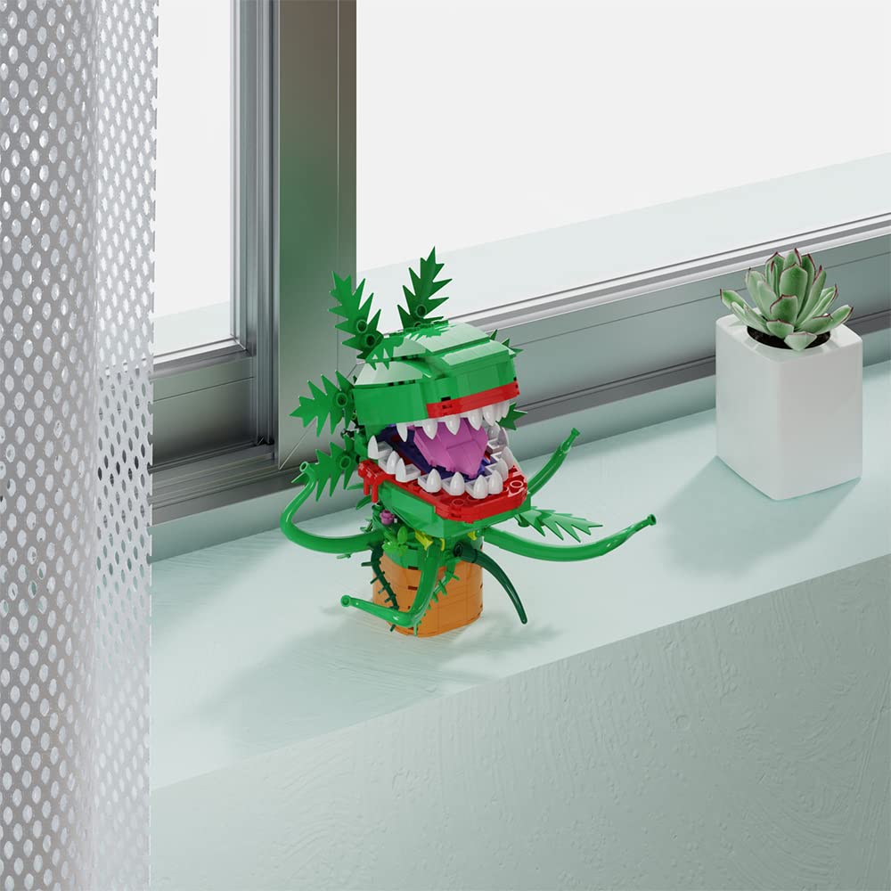 知育 ブロックAudrey II おもちゃ 組み立てキット 人食い花 Amazon.co.jp: Audrey II 組み立てキット ピラニアフラワー