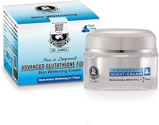 Dr. James Glutathione Radiance Night Cream | Lightweight Nourishing Formula for Healthy-Looking Skin | Suitable for All Sk... Price In India