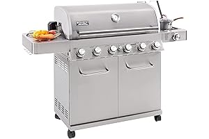 Monument Grills 6-Burner Stainless Steel Propane Gas Grill