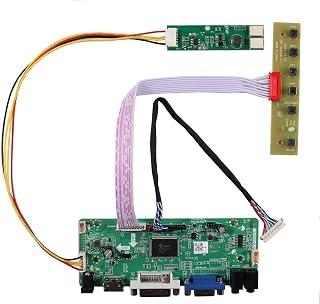 VSDISPLAY HD-MI DVI VGA Audio LCD Controller Board Work for 14.9inch 1280x390 LTA149B780F 30 PIN LVDS Interface 2CCFL Backlight LCD Screen