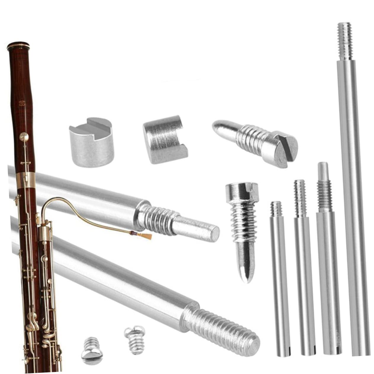 SUPVOX 4sets Accessori Per Riparazione Fagotto Kit Di Riparazione Strumenti Musicali Resistente Utensili Compatti Per Strumenti Fiato Per Riparazioni Pratiche e Veloci
