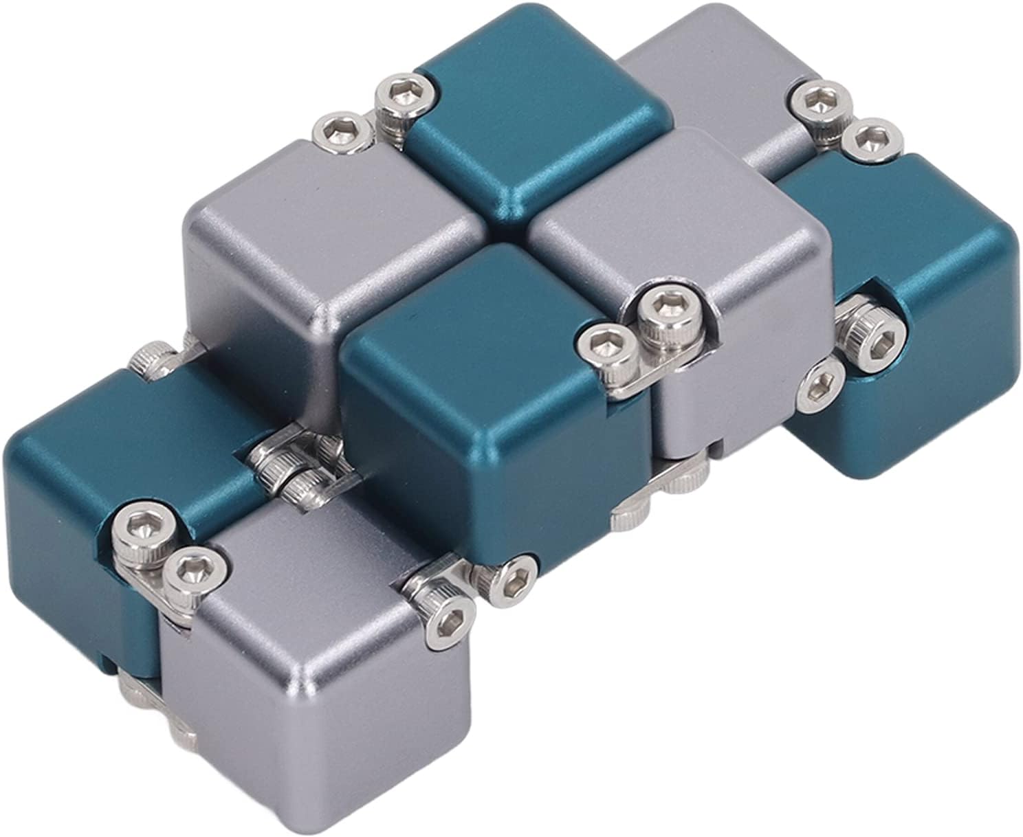 Handheld Flip Blocks, Stress Relief, Anxiety Relief, Brain Relaxation, Adult Fidget Toys, Alloy DIY, for Adults, ADHD, Stress Management