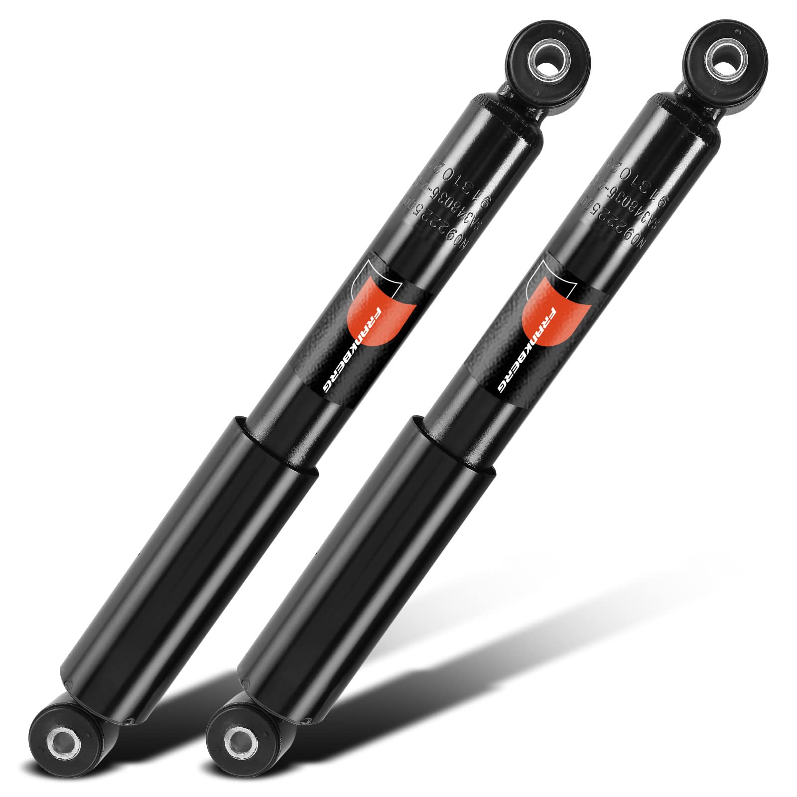 Frankberg 2x Ammortizzatori per sospensioni Ammortizzatori per telaio Posteriore sinistro destro 381mm Pressione del gas Compatibile con Ypsilon 312 0.9L 1.2L 2011-2025 Replace# 51929876, 51904417