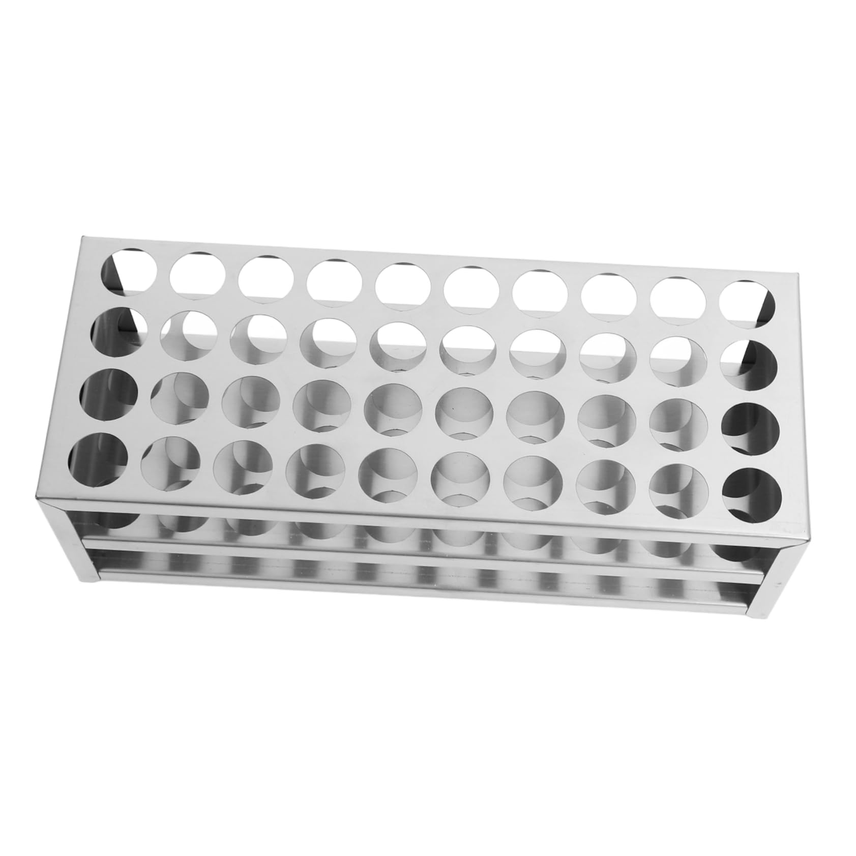Mobestech 3piezas Soporte De Tubos De Ensayo De Inoxidable De Organizador Portátil Para Laboratorio Compatible Tubos Para Mejorar La Eficiencia Experimentos