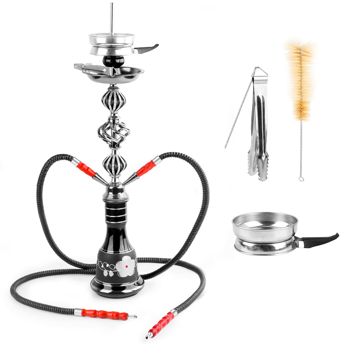 Shisha Set Buy Set with Everything, Premium 2 Hose Set, 20