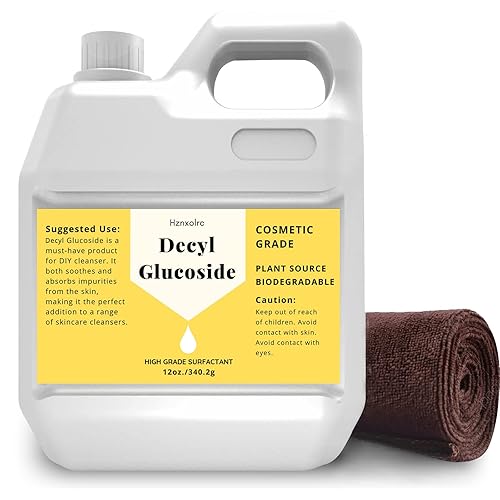 Miniatura 7 de Surfactante natural de glucósido de coco de 21.17 onzas, líquido de glucósido de coco premium, grado cosmético, suave con la piel, burbujas