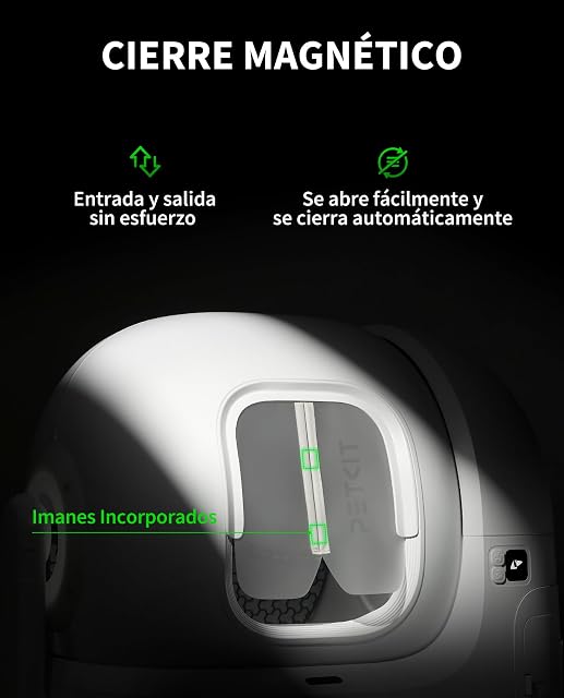 Foto 4 de 6 de PETKIT Cortina Magnética 2.0, para Arenero Gatos Autolimpiable Pura MAX 2 y PUROBOT MAX Pro, a Prueba de Polvo