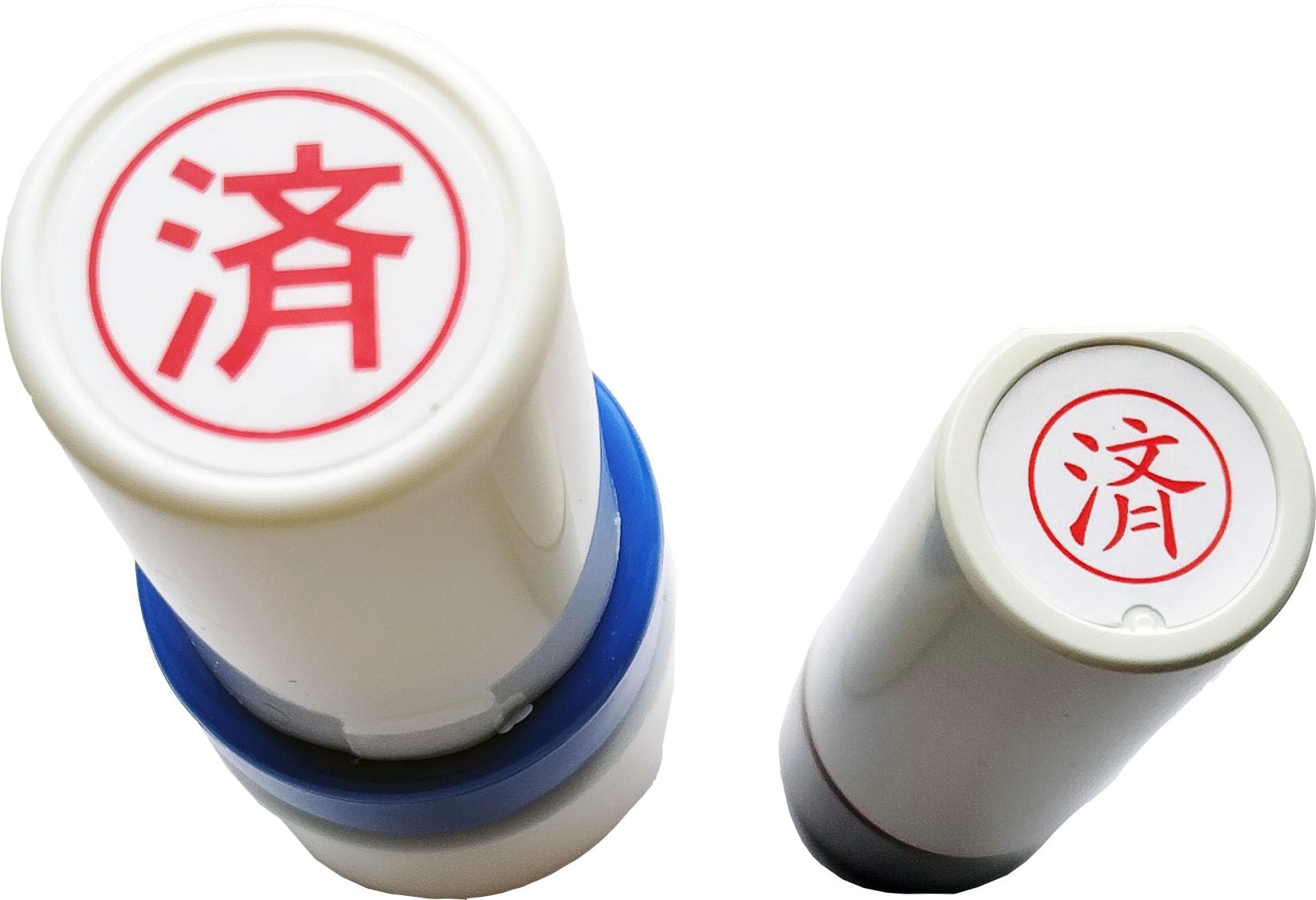 Amazon.co.jp: 済 ハンコ（大） + 済 ハンコ（小） スタンプ セット 