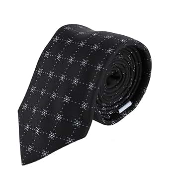 Ascentix Flower Diamonds Necktie, Black at Amazon Men's
