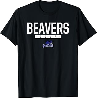 Harper Creek Beavers Logo Golf HS T-Shirt