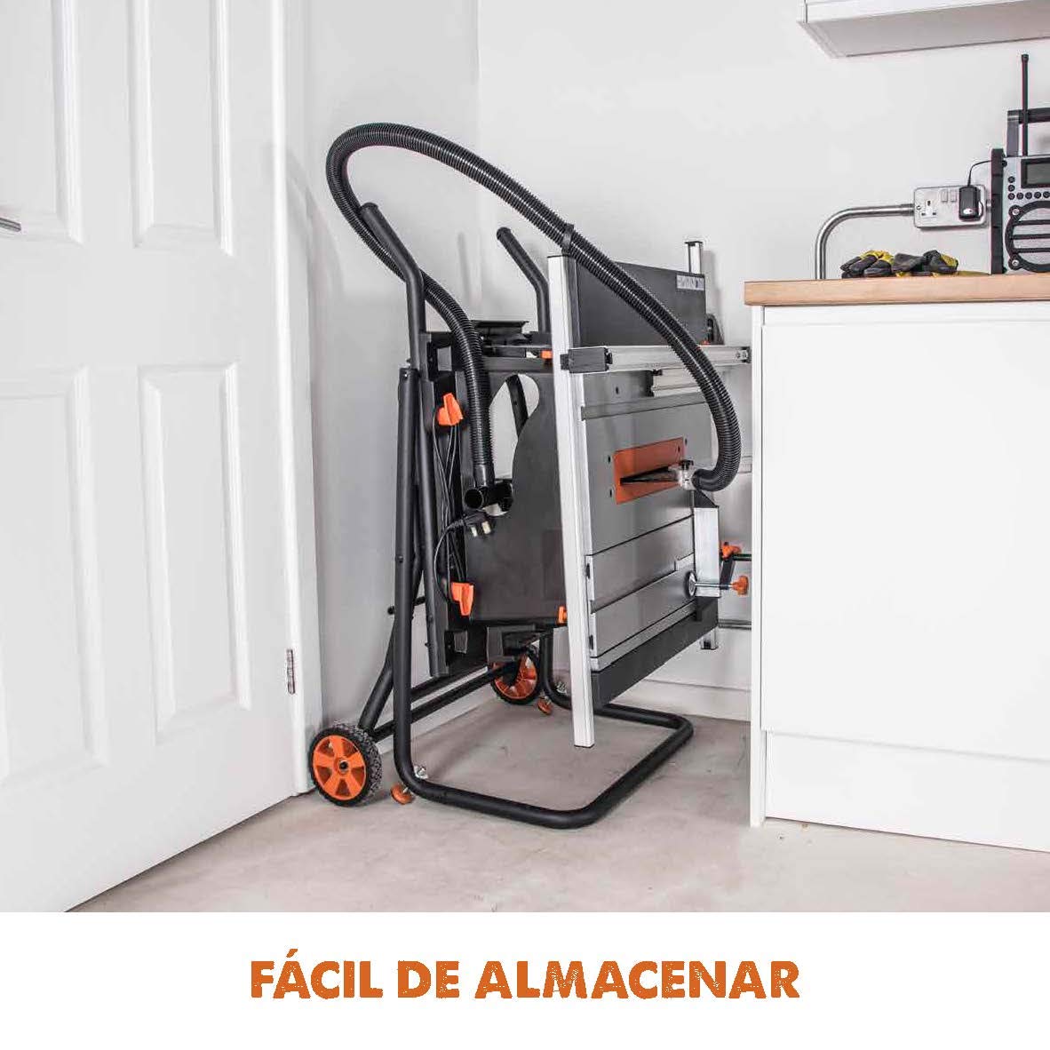 EVOLUTION POWER TOOLS 057-0003 Sierra de mesa multimaterial Rage 5-S, 1500 W, 230 V, 255 mm