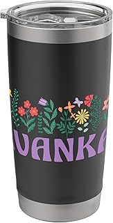 Wildflower Floral IVANKA First Name Mother's Day Women Stainless Steel Insulated Tumbler