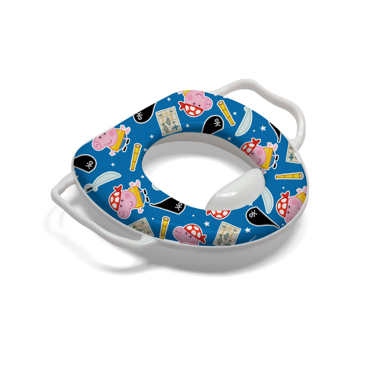 Peppa Pig Training Toilet Seat Children's Soft Padded Seat,George Pig Official Licensed.