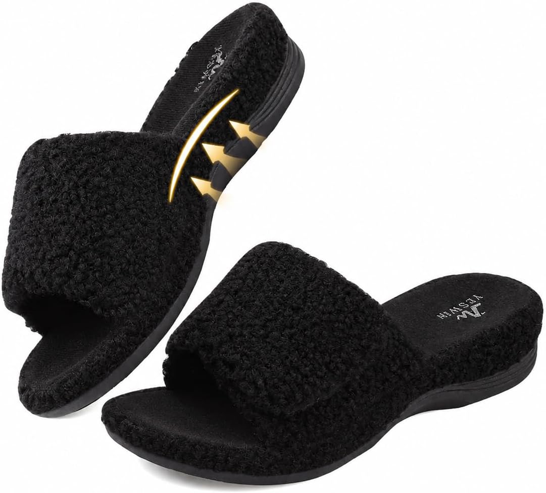 Orthopedic Slippers for Women Adjustable Arch Support House Slippers