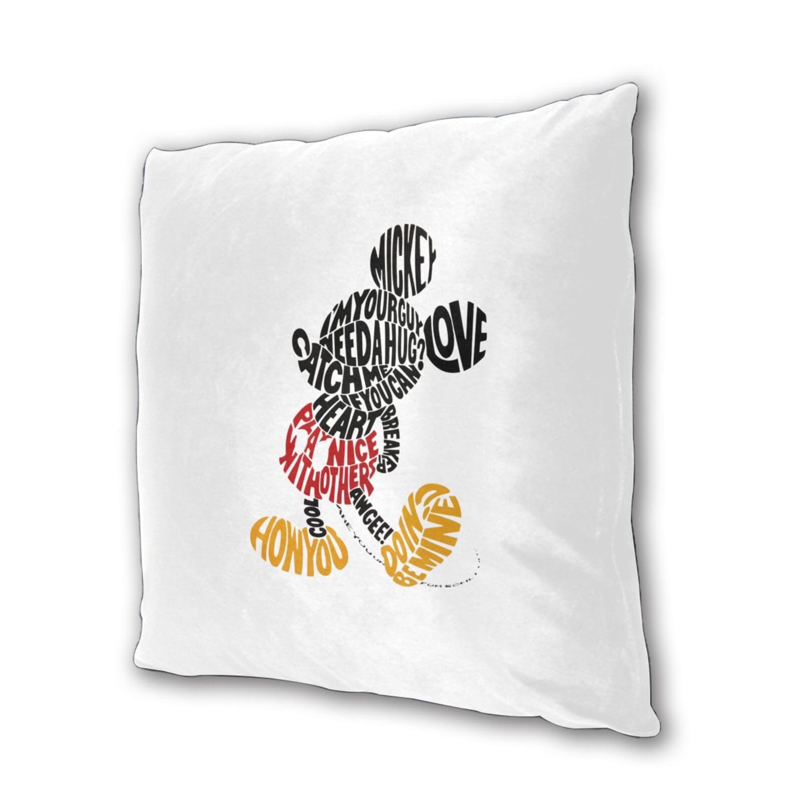 Amazon.co.jp: クッションカバー ミッキーマウス 枕カバー 2枚