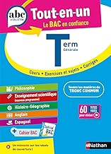 ABC Tout en un Tle - Toutes les matières du tronc commun Terminale - Bac 2026 - Philosophie, Enseignement scientifique, Histoire-Géographie, Anglais, Espagnol + Cahier spécial Bac