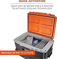 Vista 9 de Ergodyne Chill-Its 6665 Chaleco de enfriamiento evaporativo Lima