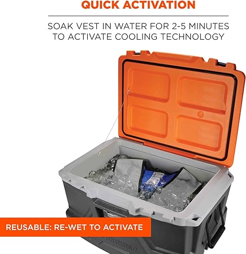Miniatura 9 de Ergodyne Chill-Its 6665 Chaleco de enfriamiento evaporativo