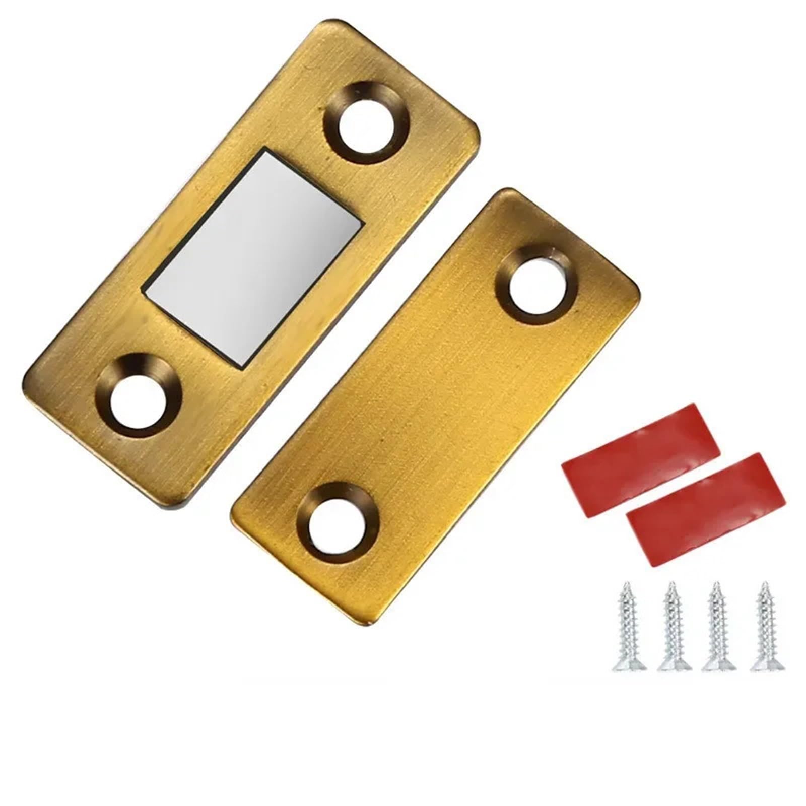 Ppqiru Yb With Stickers 10Pcs Magnetic Cabinet Catches Hidden Door Closer For Cupboards
