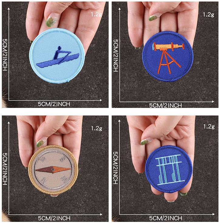 Lot De 9 Patches Broderie Crâne Thermocollants - Ecussons à Repasser Pour Vêtements, Jeans Et Sacs