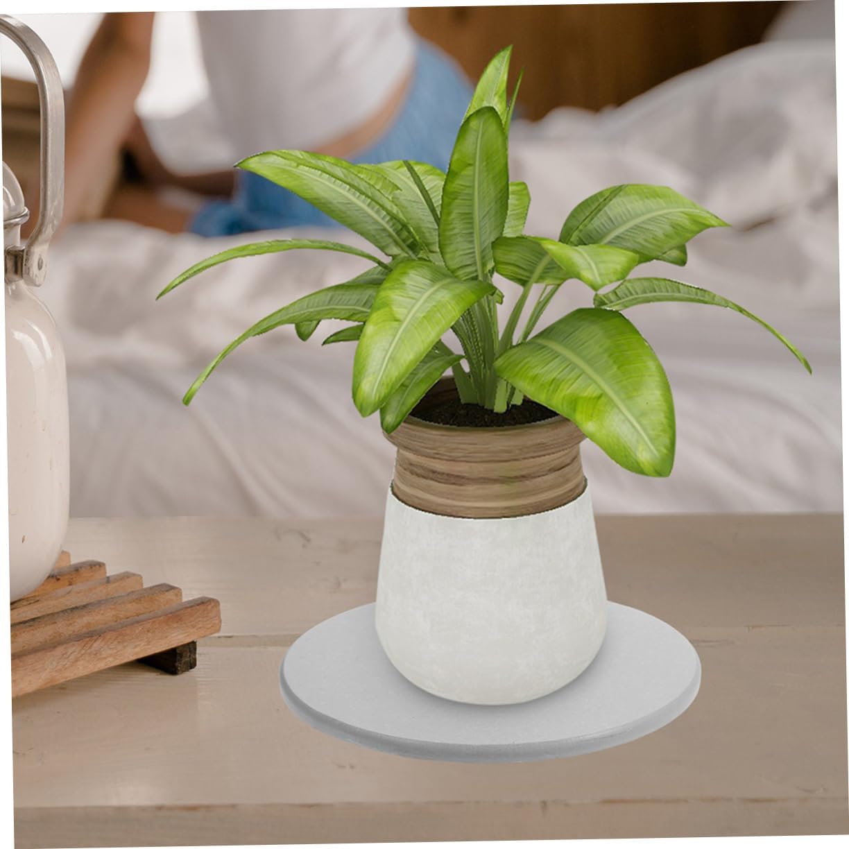 4pcs Drip Trays for Plants Plant Saucer Water Absorption Trays for Potted Flowers