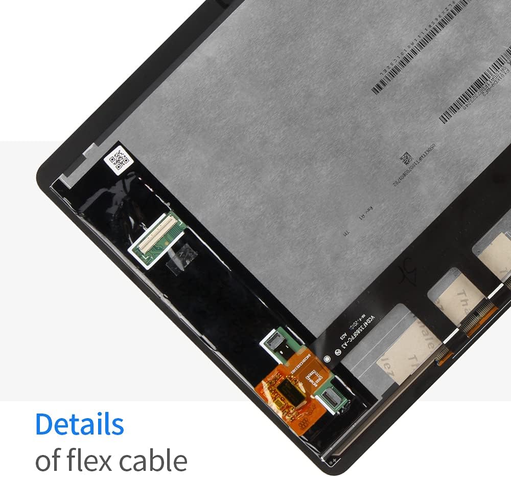Close-up of the flex cable details on the screen replacement