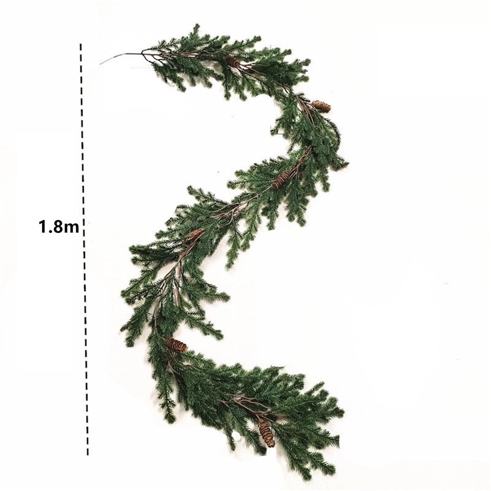 Weihnachten Girlande Zederngirlande, Künstliches Grün, Zypresse, Kiefer for Kamintisch Weihnachtsdekoration