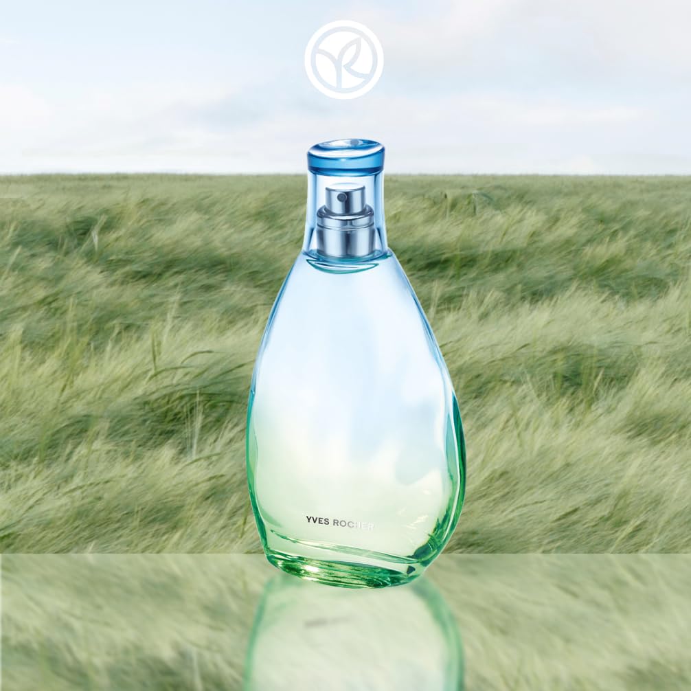 Yves Rocher EAU DE TOILETTE NATURELLE - Agua de Tocador - Perfume de Mujer Fresco y Floral - Notas de Bergamota, Jazmín y Cedro - Ideal para Uso Diario - Idea de Regalo - 75 ml