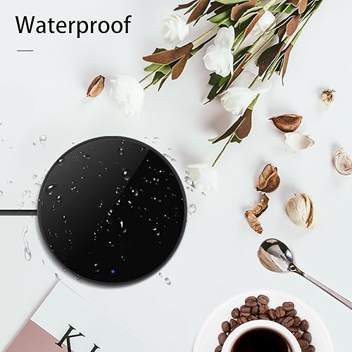 Miniatura 5 de YUMYKEEP - Calentador de taza de café inteligente, calentador de taza de café con interruptor táctil de borde, 3 ajustes de temperatura, calentador