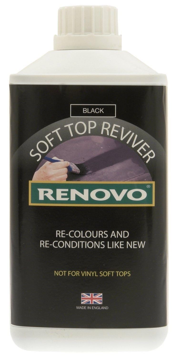 Renovo International Soft Top Reviver, Black, 1 Litre