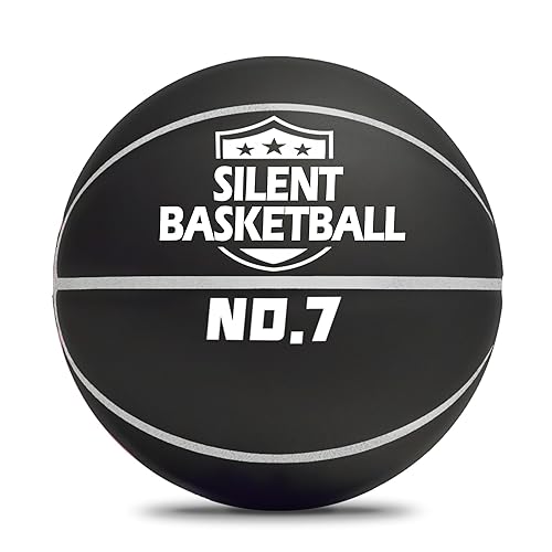 Upgraded Silent Basketball Size 7 - Indoor Noiseless Airless Foam