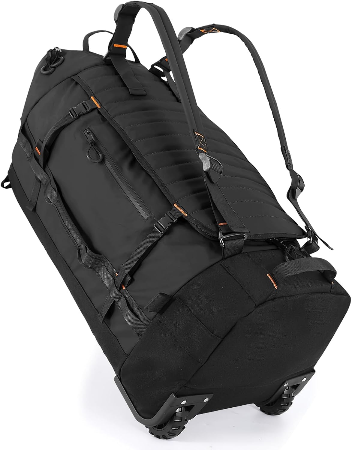 Rolling Duffle Bag with Wheels 86L 30 Carry on Luggage with Wheels Folding Travel Bag Duffle Backpack with