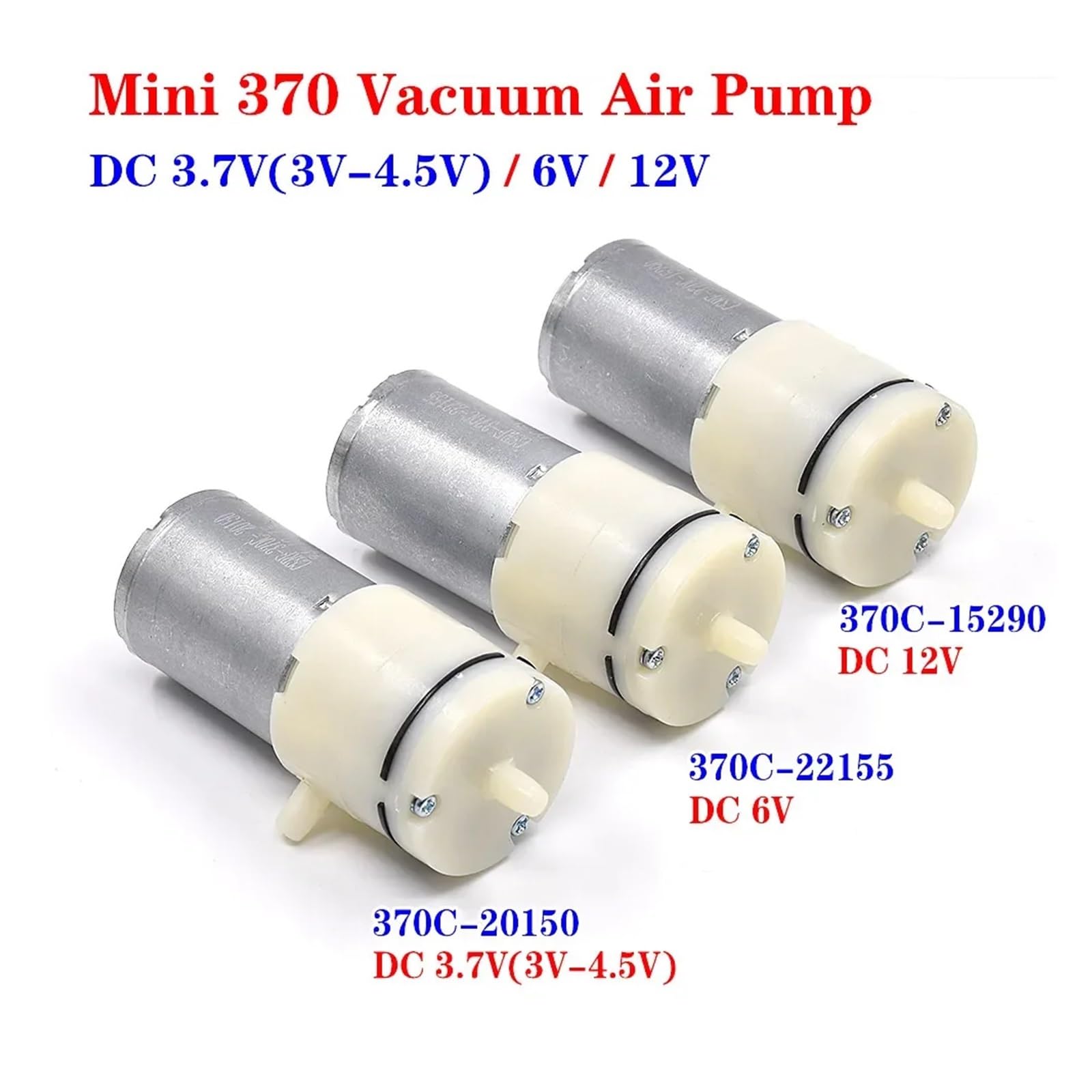 Bomba de Aire con Motor, 1 Bomba De Aire Diafragma Arranque Electrónico DC6V 370