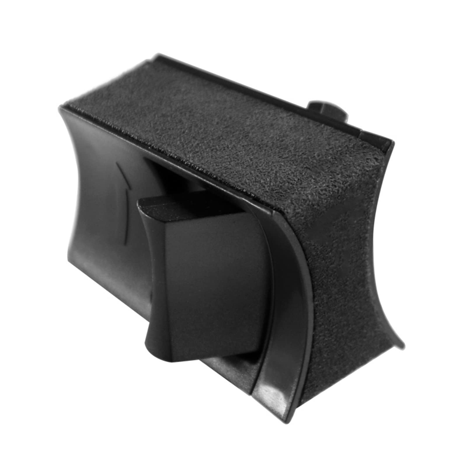 AlfanxiAlcantara Cover Cup Holder Expander, Insert Limiter, Cup Slot Slip Limit Clip with Refresh Console Compatible with Tesla Model 3 Model Y (Black)