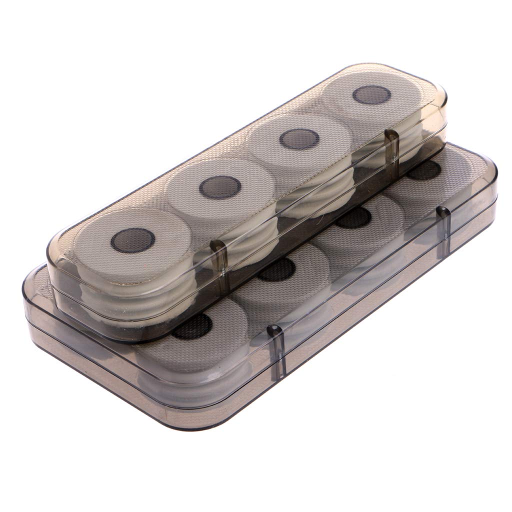 Kemelo 8/16Pieces Foam Winding Board Fishing Line Wire Shaft Bobbin Spools Tackle Box Gift,Fishing Tackle,21X6X3Cm