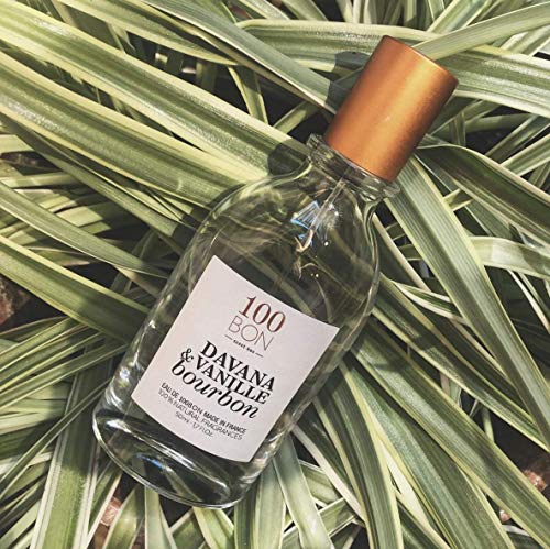 100Bon Davana & Vanille Burbon – Davana & Vanilla Fragrance For Women & Men – Energizing Organic Fragrance - Fruity, Licorice & Sweet Notes Fragrance - 100% Natural Fragrance Travel Spray, 1.7 Fl Oz #TOP2