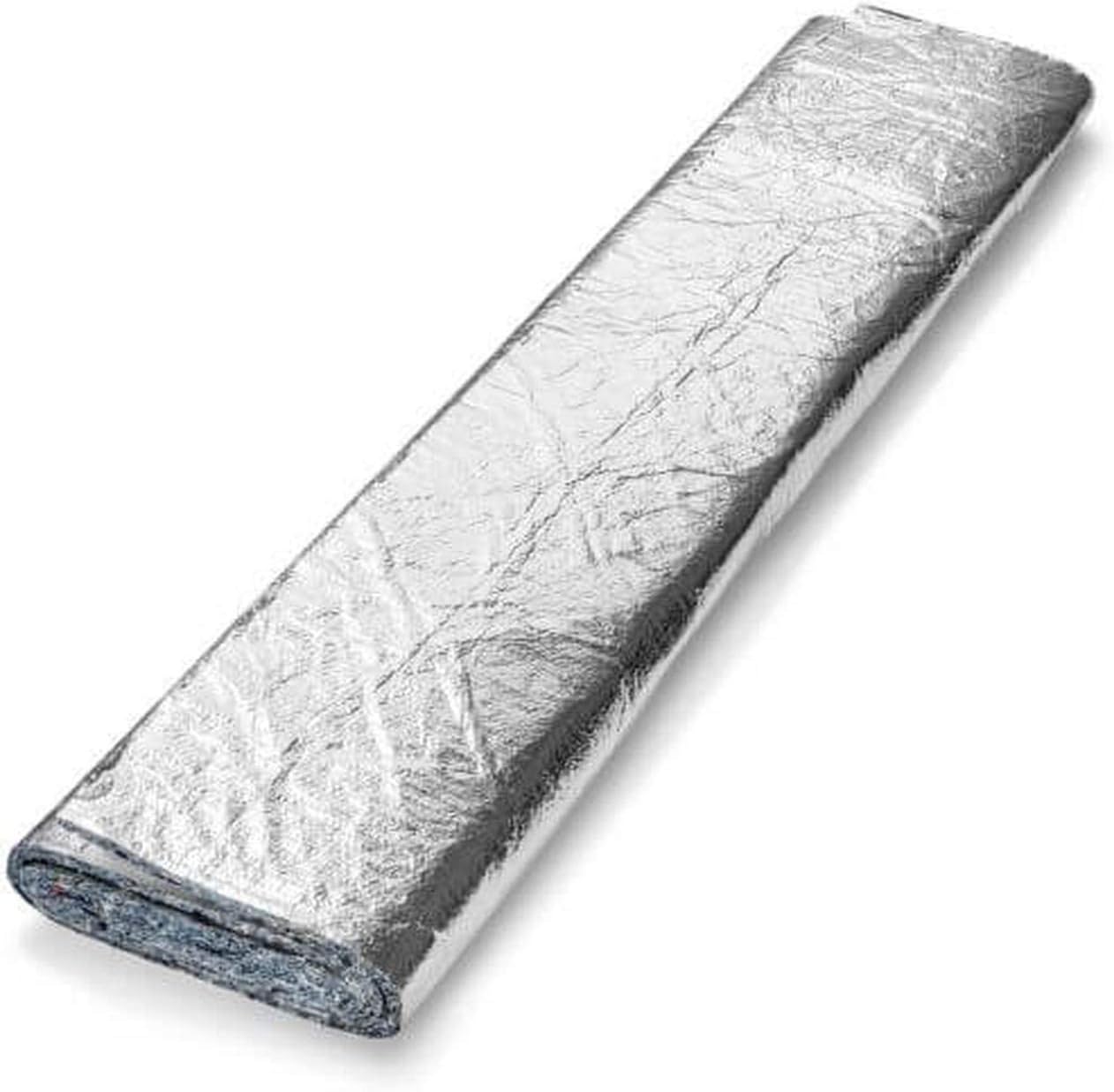 Second Skin Heat Wave Pro – Jute with Reinforced Foil – Headliner and Under Carpet Insulation (3/8" Thick, 12 Sq. Ft., 3' x 4' Sheet)
