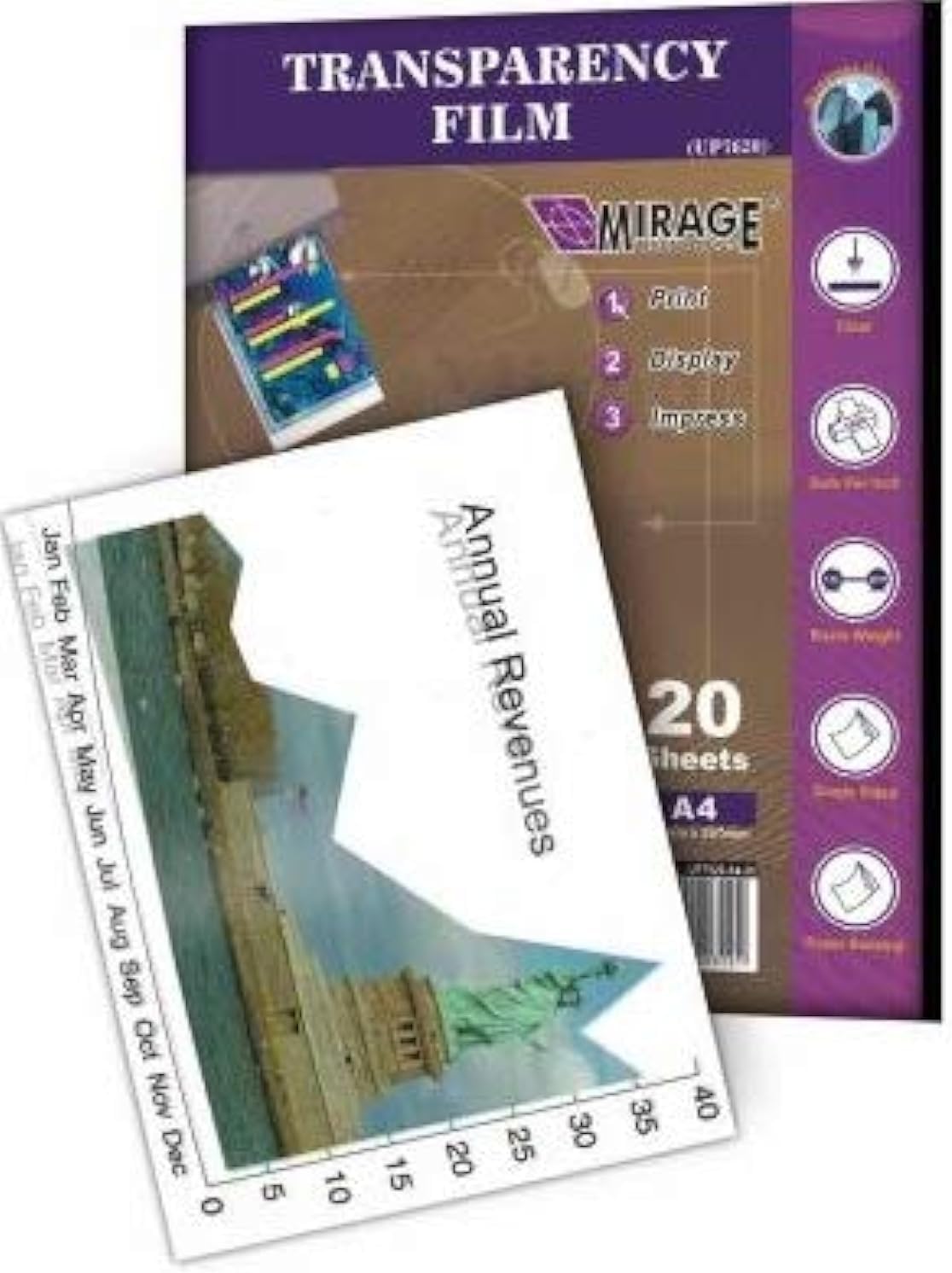 Inkjet Transparency Film A4-20 Sheets