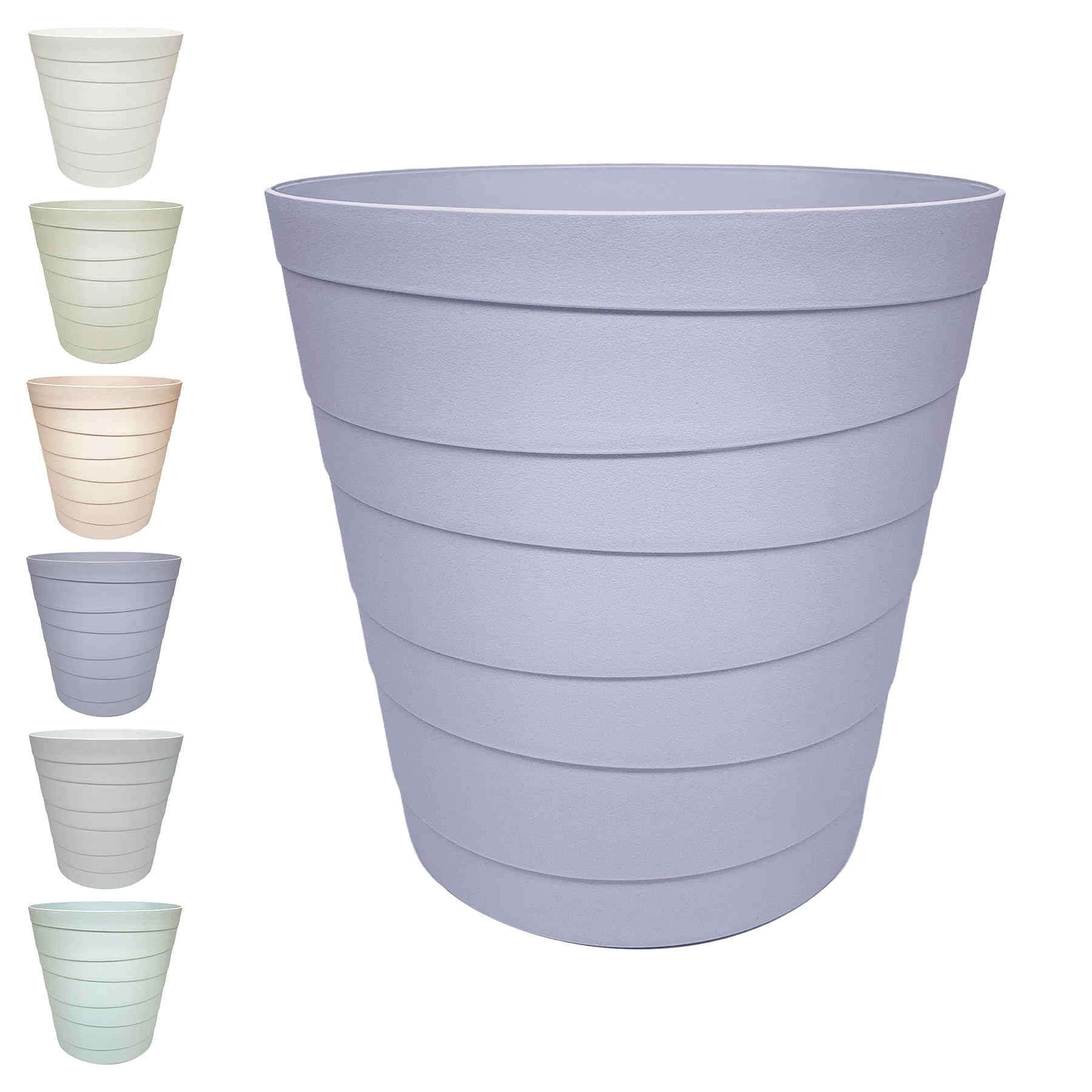 Cestino MAKREL Wave Step 7L – Plastica Pastello Per Ufficio O Bagno - 4
