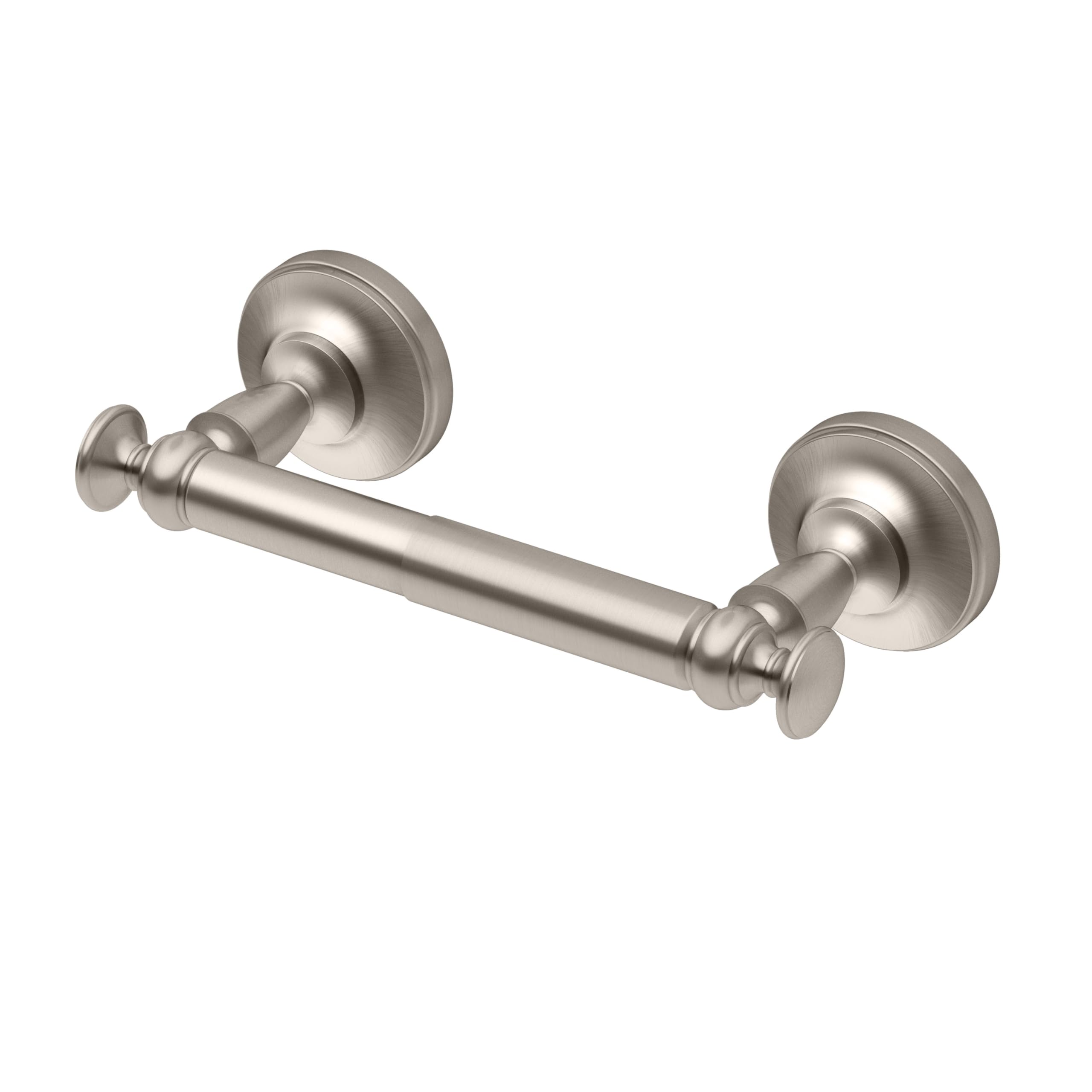 Gatco 4123 Tavern Toilet Paper Holder, Polished Nickel / Wall Mounted Euro Style Toilet Tissue Holder, Zinc — Amazon image 8