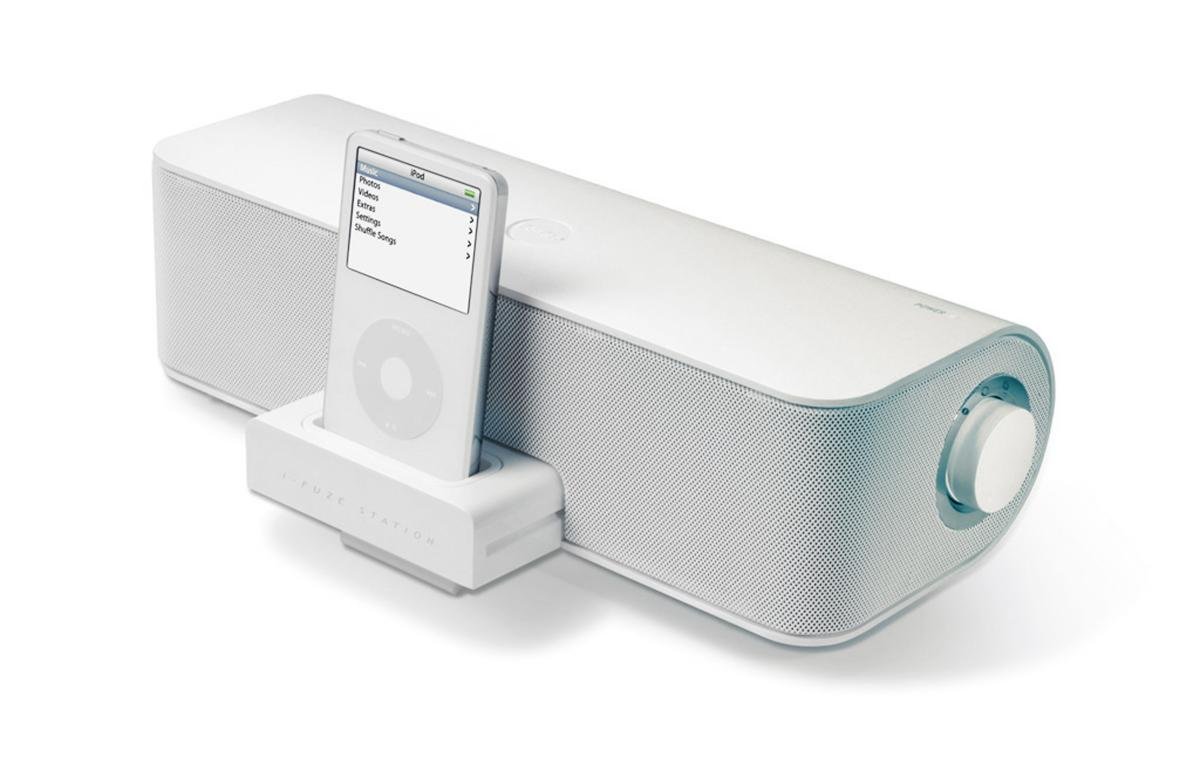 Caixa De Som Dock Station Para Ipod E Iphone Branco If330 Plus