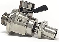 EZ Oil Drain Valve EZ-106 (14mm-1.5) with Removable Hose End - Tool-Free Mess-Free Oil Changes