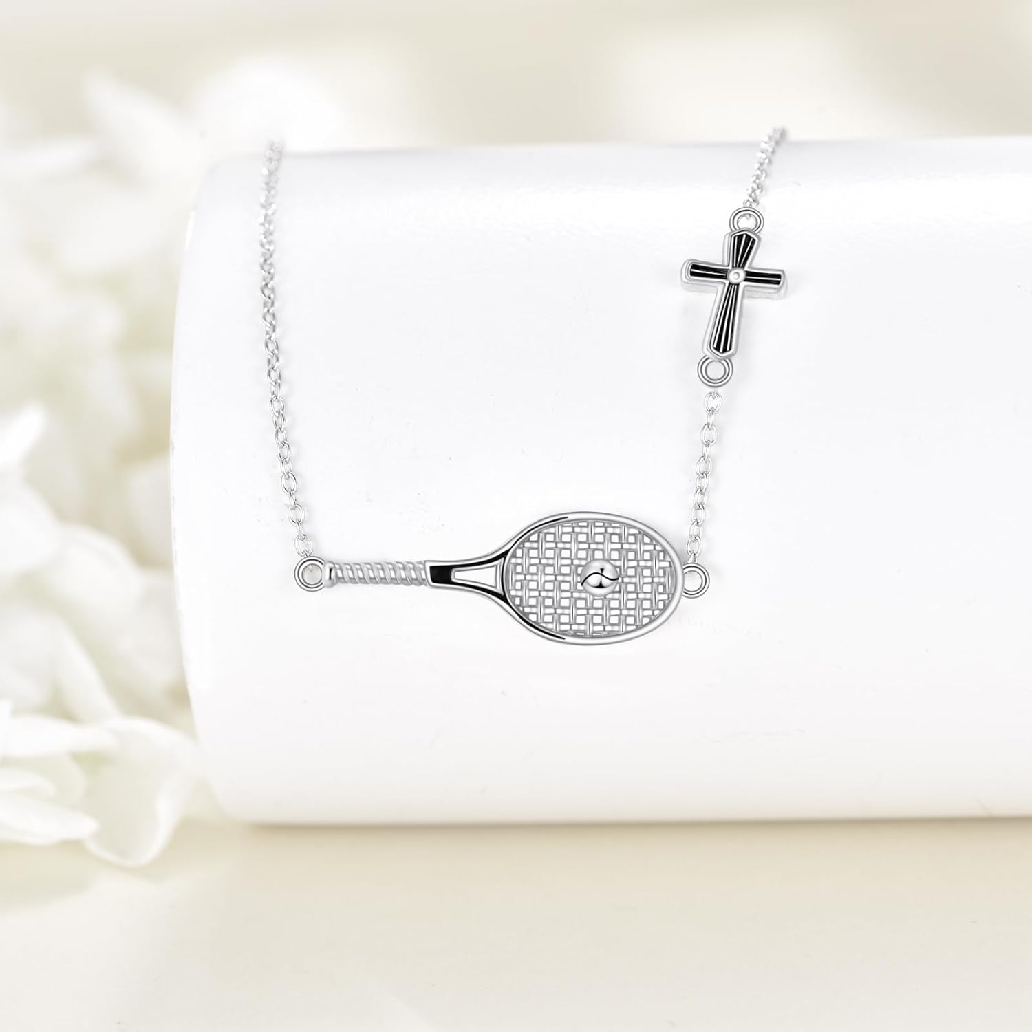 Sports Necklace for Women 925 Sterling Silver Pendant Necklaces Heart Jewelry Gifts